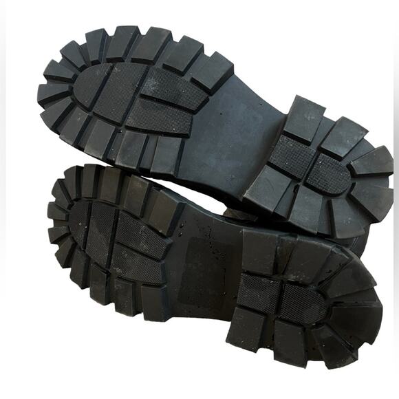 NWOT Women's Steve Madden Sameera Black Leather Booties – Sz 8 - Picture 6 of 6